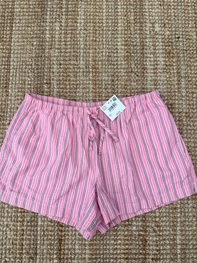 American Eagle Outfitters Pink  Striped Lounge Shorts